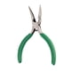thumbnail image 5 of Alicates de punta fina de 5" para patas de pollo deshuesadas de acero inoxidable para enhebrar cuentas, hechos a mano. Verde, 5 of 9