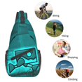 thumbnail image 6 of Geometry Dash Crossbody Shoulder Bag Backpack Sling Cross Chest Bag Diagonally Daypack Travel Hiking, 6 of 9