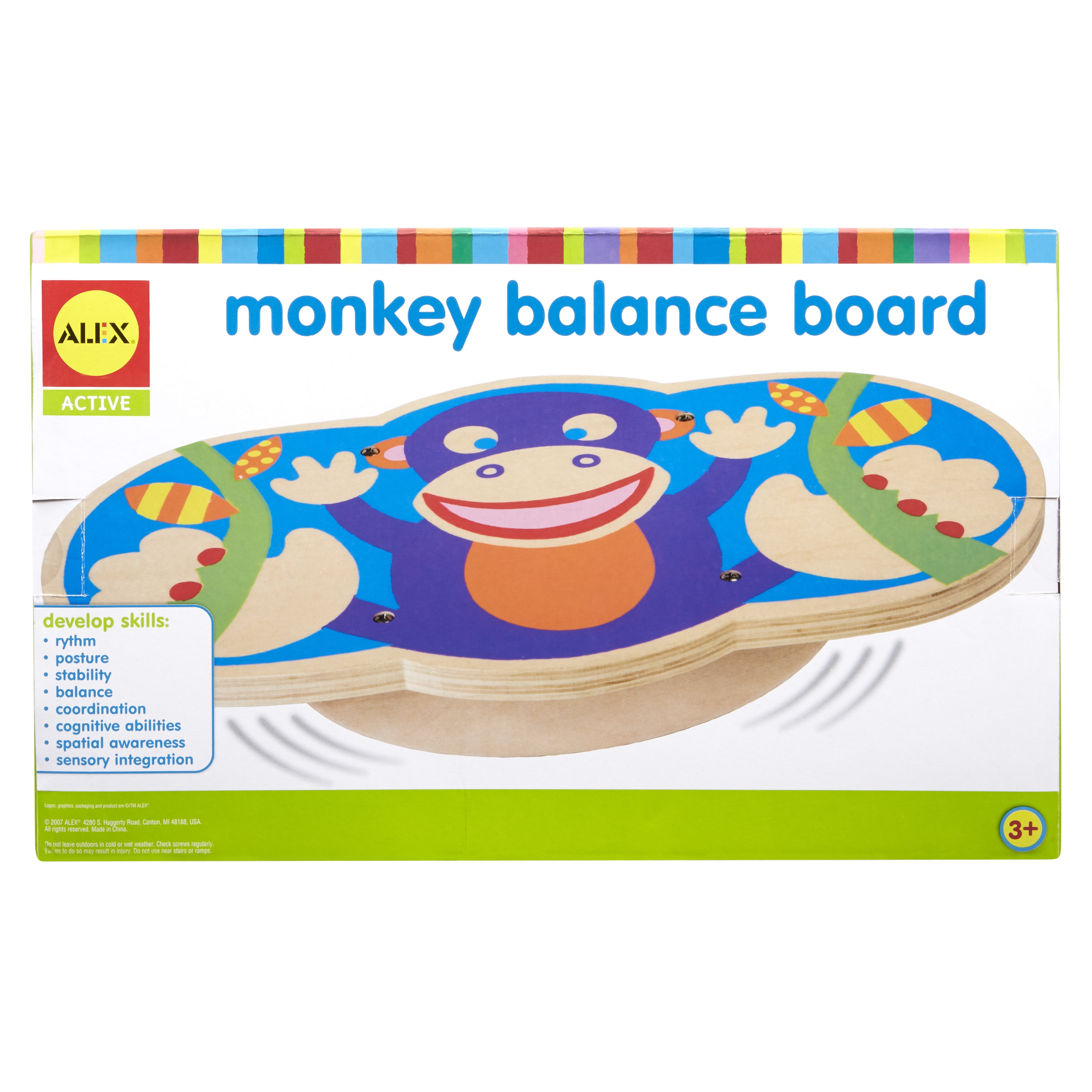 ALEX Active Monkey Toddler Balance Board Toy