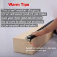 thumbnail image 4 of Weather Stripping Door Seal for Gap Large and 40 Feet, 4 of 5