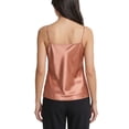 thumbnail image 3 of Deago Women's Silk Satin Camisole Cowl Neck Tank Tops Sleeveless Adjustable Spaghetti Strap Cami Summer Basic Shirt Blouse, 3 of 9