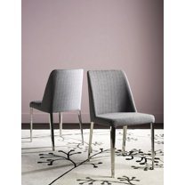 Safavieh Baltic 18''H Glam Upholstered Side Chair, Set of 2