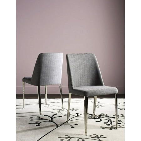 Safavieh Baltic 18 H Glam Upholstered Side Chair Set of 2