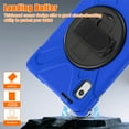 thumbnail image 6 of For Lenovo Tab M9 Case 9.0 inch 2023 Released TB-310FU, 360 Hand Strap, Shoulder Strap, Kickstand, Rugged Drop Protection, Blue, 6 of 7