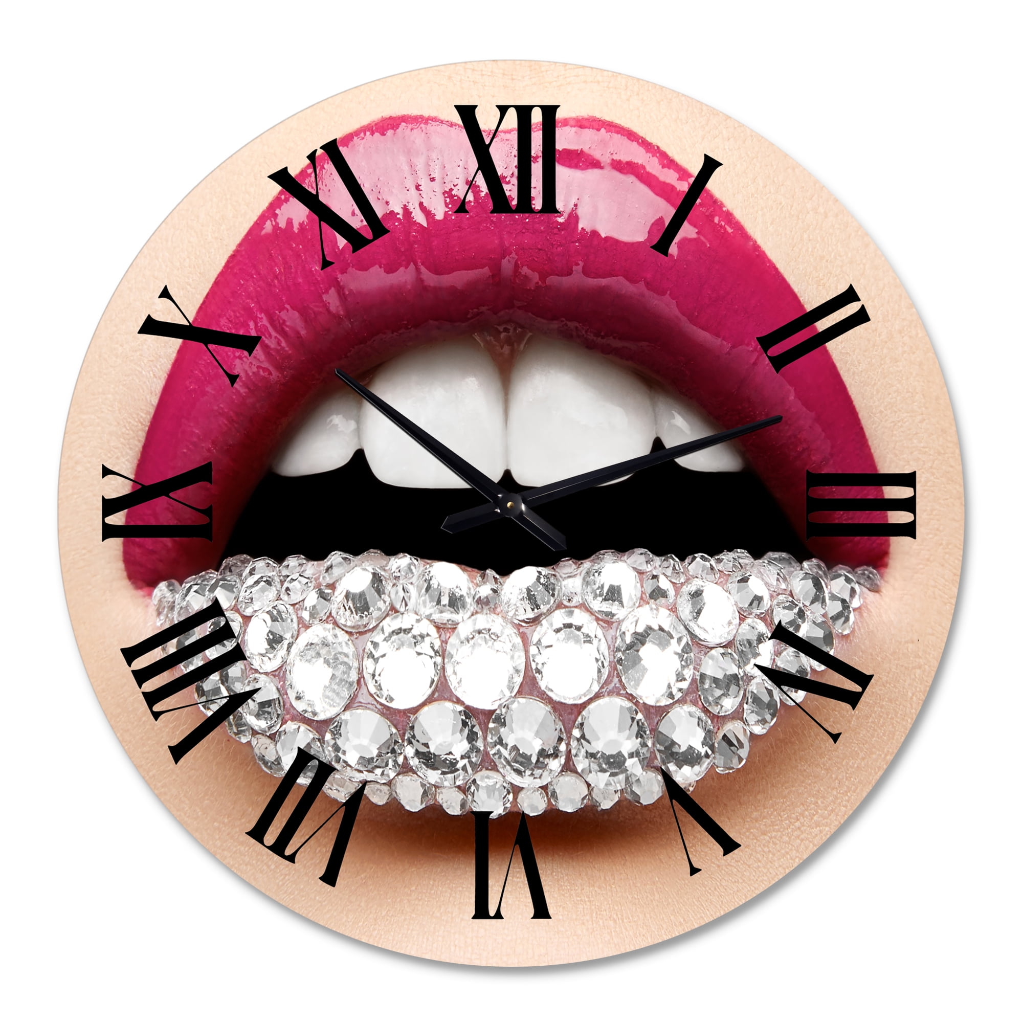 Designart 1 in Modern,Contemporary Wall Clock