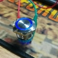 thumbnail image 2 of Metal Switch, Self-Locking Switch 22Mm / 0.87In  For Industry For Home Blue 3-6VDC, 2 of 8