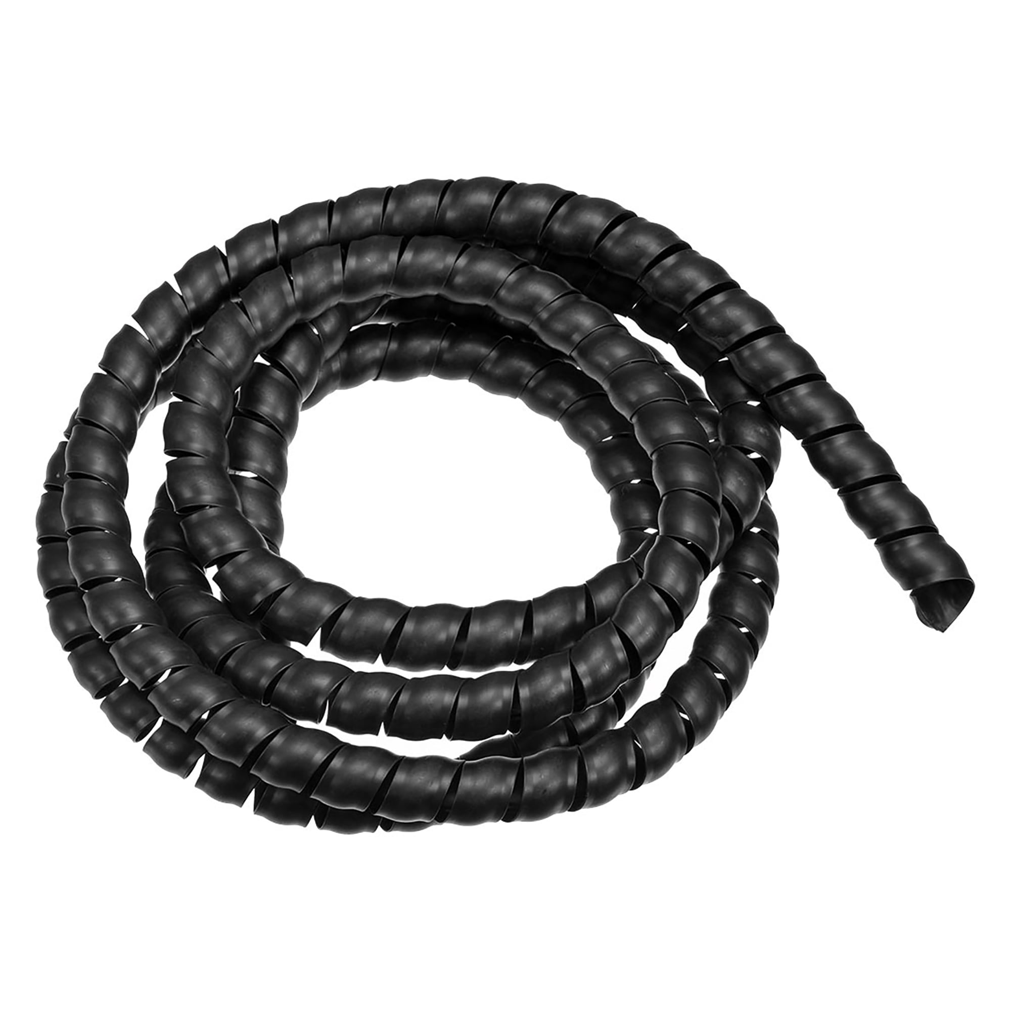 Flexible Spiral Tube Wrap Cable Management Sleeve 14mmx17mm Computer Wire Manage Cord 2 Meters