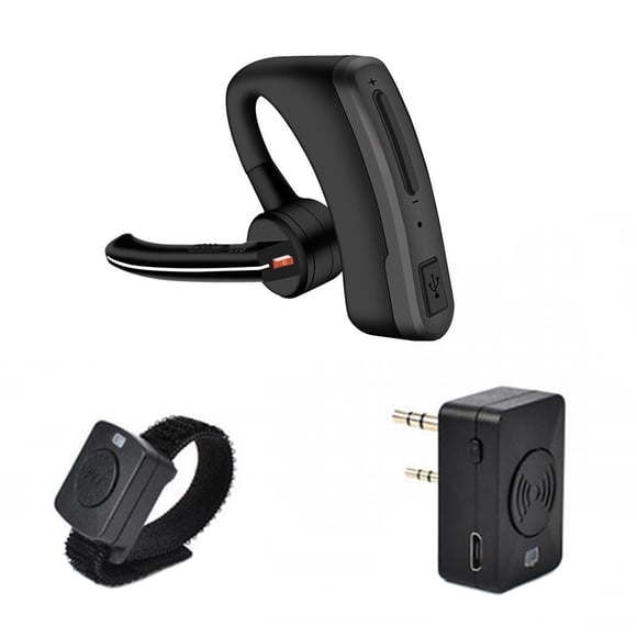 Walkie Talkie Auriculares inalámbricos Auriculares Bluetooth Auriculares de radio bidireccionales Reemplazo de auricular para Baofeng 888S UV5R Methold TX0955-00