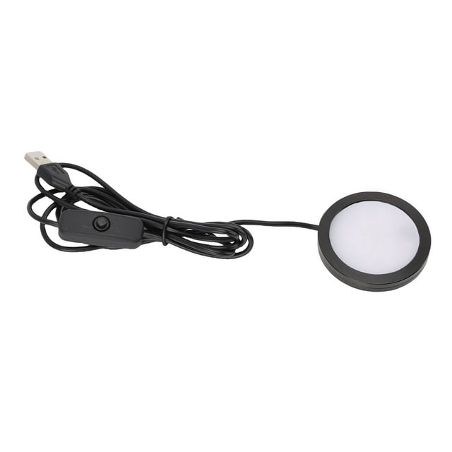 Luz Redonda LED, Foco LED Versátil Para Gabinete, Estantería, Refrigerador Para Vinos