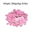 thumbnail image 3 of Pink Confetti Metallic Foil Round Scatter Confetti for Balloon Wedding Birthday Party,250g/8.8oz, 3 of 7