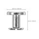 thumbnail image 2 of Handbook Bookbinding Screws for DIY 12Pcs Zinc Alloy Silver Binding Posts, 2 of 5