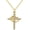 Gold, variant on Rotatable Crown Cross Rhinestone Necklace for Women, Pendant, Choker, Style V3485