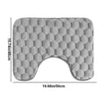 thumbnail image 3 of TopLLC Bathroom Rugs,Kitchen Rugs, Rugs for Living Room, Living Room Rug, Bathroom Mat Toilet Rug U Shape Super Soft Bathroom Rug Microfiber Super Absorbent Machine Wash And Dry bathroom carpet, 3 of 6