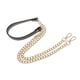thumbnail image 1 of cadena de bolsa Metal PU Cuero Reemplazo Cadena Monedero Bolso Hombro Asa Oro + Negro Oro Magideal cadena de bolsa, 1 of 7