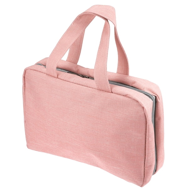 Neceser de viaje Unique Bargains Organizador de maquillaje Impermeable Poliéster rosa