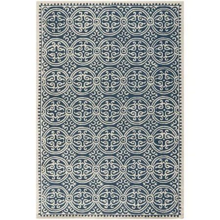Safavieh Handmade Moroccan Cambridge Navy Blue Wool Rug Safavieh Handmade Moroccan Cambridge Navy Blue Wool Rug
