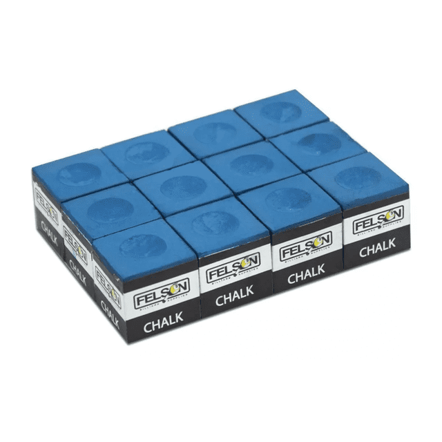 Tizas Billar Tiza Talco Taco Chalk Azul 12 Piezas AZUL