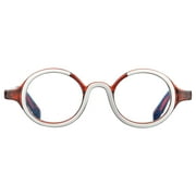 Elton John Pop Specs Reading Glasses - Two Tone Mash Up 3.00, Circle Frame