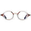 Elton John Pop Specs Reading Glasses - Two Tone Mash Up 3.00, Circle Frame