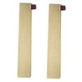 thumbnail image 4 of DINHEAROM 2Pcs Golden Metal Rulers for Measuring and Drawing with Creative Bookmark Design, 4 of 8