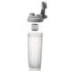 thumbnail image 1 of Botellas con tapa de rosca sólida Aptas para lavavajillas para mezclas de proteínas, Gris transparente Material inofensivo:, 1 of 5