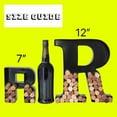 thumbnail image 3 of Made Easy Kit Metal Letter Wine Cork Savers Monogram w/ Free Wall Mount Kit, A-Z (L), 3 of 8