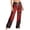 Deep Red, variant on QWKLEAJ Halloween Pajama Pants Women Loose Fit Elastic Waist Lounge Pants Holiday Party Sleepwear Casual Home Trousers Pumpkin Cat Print Long Bottoms Comfy Nightwear