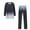 Black, variant on Women's Tie-Dyed Sweat Suit Set Printed Shirt and Pant Sport Tracksuit