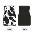 thumbnail image 2 of Fotbe Cow Skin 2 Juego de 4 Tapetes para Auto con Estampado – Alfombrillas de Goma Reforzada, Diseño Antideslizante, Protección para Todo el Año – Vehículos, Autos, Camionetas y SUVs, 2 of 7