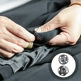thumbnail image 4 of Soimiss 100Pcs Metal Button Snap Fasteners Sew on Clothes for Jackets Pants and Coats, 4 of 8