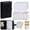 Black, variant on KEVCHE A6 Macaron PU Leather Loose-Leaf Binder Notebook with Zipper Pocket, Cash Budget Planner and Travel Journal with 6-Ring Refillable Pages, Compact Stylish Organizer for Students
