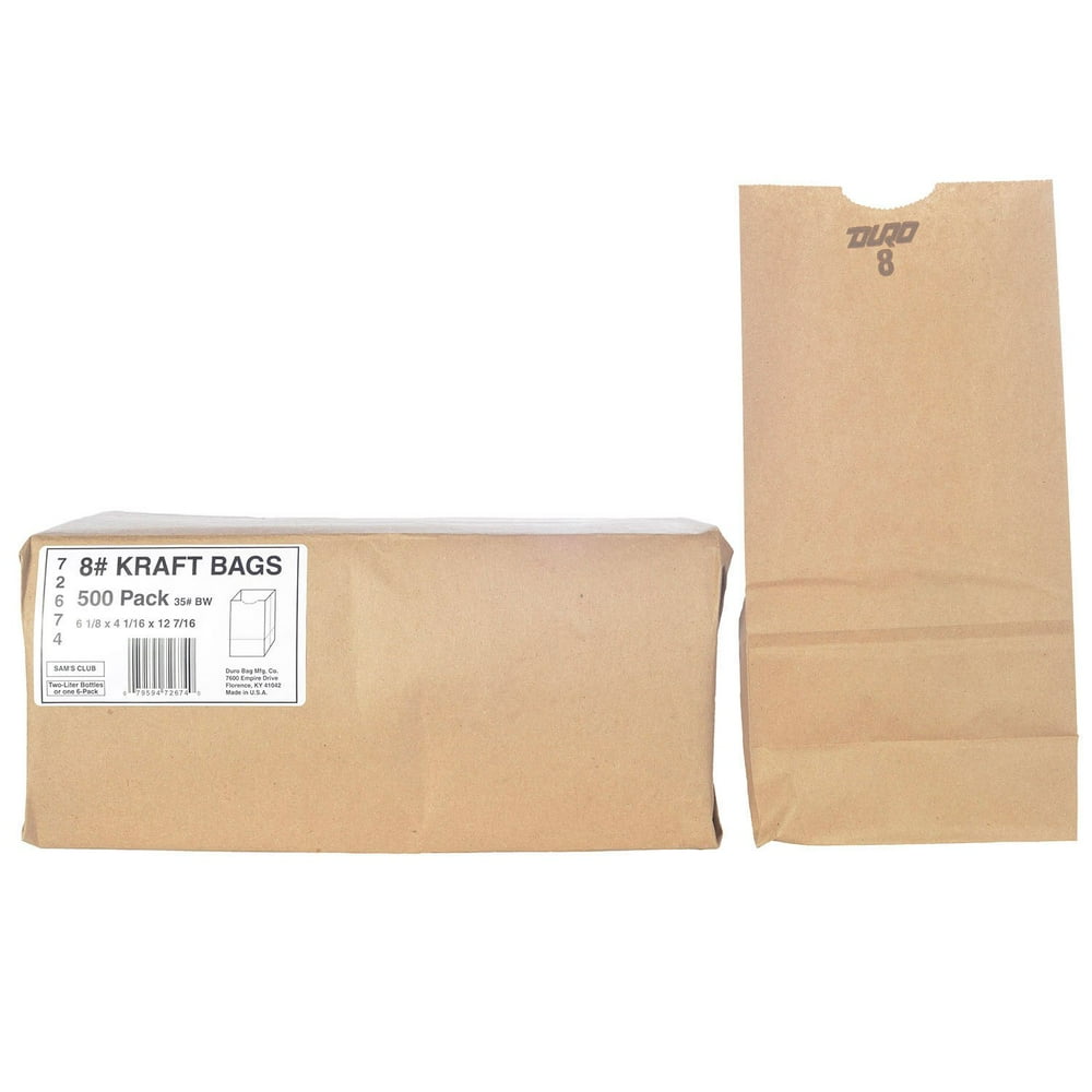 Duro Bag 8 Kraft Bags 500 Count
