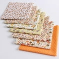 thumbnail image 1 of Lefu 7Pcs Assorted Mixed Pattern Bundle Quilting Cotton Fabric Sewing DIY, 1 of 3