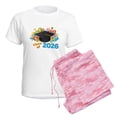 thumbnail image 6 of CafePress - 2026 Graduation Women's Light Pajamas - Women's Short Sleeve Print T-Shirt and Pants Light Cotton Pajama Set, 6 of 7