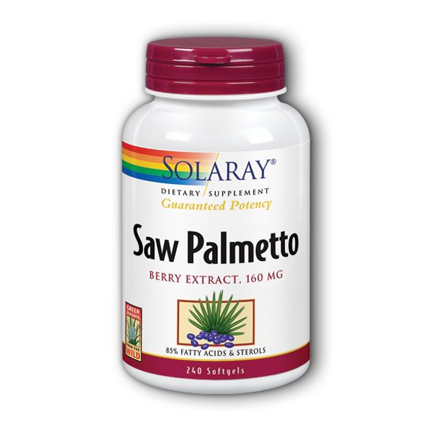 Saw Palmetto Berries Solaray 240 Softgel