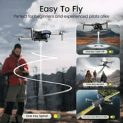 Holy Stone HS360S GPS Drone with 4K UHD Camera for Adults, Foldable Quadcopter with 10000 feet Control Range, Brushless Motor, 5G Transmission, Black