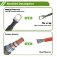 thumbnail image 2 of Cables de batería de inversor de 2 AWG de 3/8" Lug, cobre estañado, 1 pieza, negro, 7 pies, 2 of 7