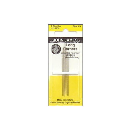 - John James Needle Long Darner Sz 3-9 6pc