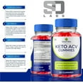 thumbnail image 4 of (3 Pack) Smart Slim Keto Gummies, Advanced 1000MG Formula, Apple Cider Vinegar Folate Vitamin B6 B12 Beet Root Vegan Non GMO Keto Supplement (180 Gummies), 4 of 6
