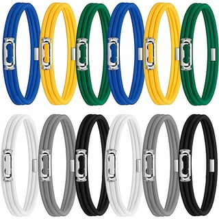 4pcs Trash Can Bands,Black, Blue,Green,Brown fits for 13 to 30 Gallon Trash  Cans, Garbage Can Bands, Elastic Band Loop for Trash Cans, Colorful Litter