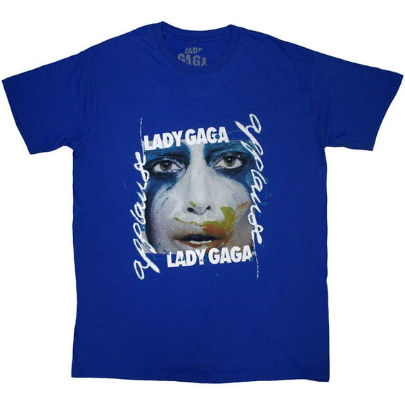 Lady Gaga Unisex T-Shirt Artpop Facepaint Blue