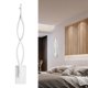 thumbnail image 5 of Lámpara de pared ondulada de aluminio regulable de 21 W para decoración del hogar junto al pasillo interior. blanco, 5 of 9