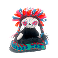 thumbnail image 2 of Mexican Handmade Maria Rag Doll with Black Dress 7" | Mona de Trapo con Vestido Negro 1 pc (Assorted Colors) - MexART, 2 of 11