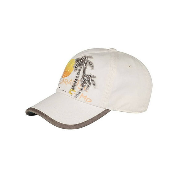 PARADISE COTTON TWILL WASHED CAP W/TAPING BILL, Putty