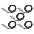 thumbnail image 2 of Capteur de Proximité Inductif, Capteur d'Approche de Protection IP65 6-36VDC M12 Non Contact 5 Pcs pour Textile Léger, 2 of 8