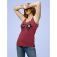 thumbnail image 2 of Stars With Clips Banner Racerback Tank Women -Image by Shutterstock, Female XX-Large, 2 of 4