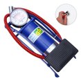 thumbnail image 4 of Bike Floor Pump Bike Tire Pump Foot Activated Pump High Pressure Air Pump for Bike Car Motorbike Ball (Red), 4 of 7