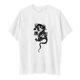thumbnail image 5 of Blusa de manga corta con estampado de cuello redondo informal para mujer a la moda, Tops de verano Pompotops hkajfhjk465488, 5 of 5