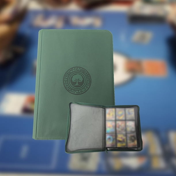 Carpeta de tarjetas Hugo Álbum de tarjetas coleccionables portátil 360 hojas cuero de PU