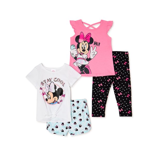 Minnie Mouse - Minnie Mouse Toddler Girls Mix 'n Match T-Shirt, Tank ...